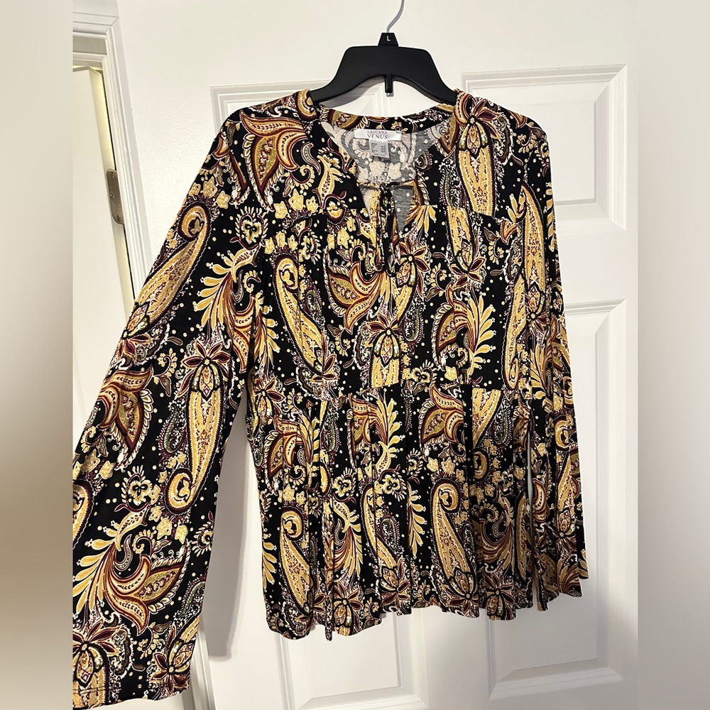 Venus Colorful Long Sleeve Blouse